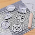Miniatyrbillede 3 af 5: Aluminium Svensk Rosetjern Maker Vaffel Timbaleforme Traktbagesæt Ring Maker Cookie Bageform Bunuelos Form Køkkenredskaber -zmd(