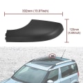 Miniatyrbilde 2 av 5: Takstativ Endestykke Deksel Beskyttelse Svart for Skoda Yeti SUV Foran Bak