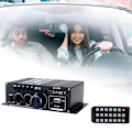 Miniatyrbillede 2 af 4: Ak380 Forstærker Digital Display Bluetooth-kompatibel 5.0 2x400w Kompakt 12v Hjem Stereo Receiver Til Bil