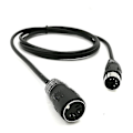 Miniatyrbillede 2 af 5: 5-pin Din han til hun Midiat adapterkabel til Midi keyboard 1,5m