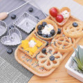 Miniatyrbillede 2 af 5: Aluminium Svensk Rosetjern Maker Vaffel Timbaleforme Traktbagesæt Ring Maker Cookie Bageform Bunuelos Form Køkkenredskaber -zmd(