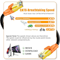 Pikkukuva 2 / 5: Cat8 Ethernet-kaapeli 2m/6ft, Ovagyeng 26awg Cat 8 Lan-verkkokaapeli 40gbps 2000mhz Nopea Gigabit Ammattimainen Premium Sftp Int