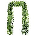 Miniatyrbild 5 av 5: 12 Strängar Konstgjorda Falska Vindruvor Ivy Blad Med 3 Strängar Druvor För Bröllop Fest Hem Vägg