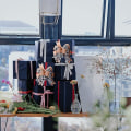 Miniatyrbild 3 av 5: Jutesäckväv Rutig Rosett Svart Vit Rutig Krans Rosett Present Rosett Trädkronan för Bröllop Jul Entrédörr Väggprydnader Utomhusdekorationer 2Pack