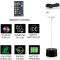 Miniatyrbillede 3 af 3: Veeki Ethereum ETH Glødende LED Kunst Nattebordlampe Krypto Bitcoin Dogecoin Investering Investor Handel Cardano Meme Solana Ethereum Eth