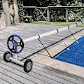 Miniatyrbild 2 av 3: 8-dels Poolöverdrag Rullsystem Sats Fästkit