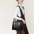 Pikkukuva 3 / 5: Naisten suunnittelijan olkalaukut, rennot kassi- ja crossbody-laukut, muodikkaat ja ylelliset, 2 kappaletta setissä black