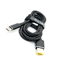 Pikkukuva 2 / 5: 100 W:n USB-C-kannettava tietokoneen sovitin, latauskaapeli, pistoke, kaksois E-P-muunnin