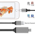 Miniatyrbillede 4 af 5: [Apple MFi Certificeret] Lightning til HDMI Kabeladapter Kompatibel med iPhone, 1080p Digital Synkroniseringsskærm Lyd & Video Adapter med Opladningsport Stik