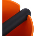 Miniatyrbilde 5 av 5: Kaffe Knock Box Espresso Grounds Bin Kaffe Sage Knock Box Kaffegrutbeholder Grind Bin Knock Out Box -d orange