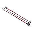 Miniatyrbillede 2 af 2: PC-strømkabel 48 cm 2-polet SW-kabel Til/Fra/Nulstil Trykknapp ATX Desktop-datamaskin Kabinett Hovedkort Bryterkabel