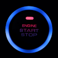 Miniatyrbillede 3 af 4: 12v nøglefri universel bilmotor start stop knap en nøgle indgangstænding starterkontakt LED baggrundslys auto tilbehør