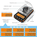 Miniatyrbillede 3 af 4: 0,001g Elektronisk Digital Vægt Bærbar Mini Vægt Præcision Professionel Lommevægt Milligram 50g Kalibreringsvægte