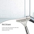 Miniatyrbillede 3 af 5: 4 tommer skraber med barberblad til fliser, maling, gulv, tapetfjernelse, glat skraber med 10 udskiftelige blade, 2 stk. (sort)