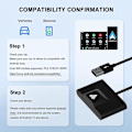 Miniatyrbillede 2 af 5: Android Auto Trådløs Adapter Til Trådløs Android Auto Bil Plug & Play Nem Opsætning Aa Trådløs Android
