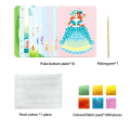 Pikkukuva 3 / 5: Fabric Art Frenzy Poke Art DIY -lelut, Lapsuuden Äärettömät Unet Käsinmaalatut, Luova Palapelin Pistelymaalaus