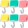 Pikkukuva 1 / 3: Monikäyttöiset magneettiset koukut, supervahvat magneettiset koukut, värikkäät kaappimagnetit, tehokkaat magneettiset koukut jääkaapille, kaapille, kotiin ja toimistoon,