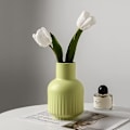 Miniatyrbilde 2 av 5: Nordisk Keramisk Vase Hjem Stue Bordplade Dekoration Blomster Hydroponisk Beholder Veranda Soveværelse Interiør Tilbehør (Farve: Grøn)