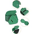 Miniatyrbillede 2 af 5: Interlock Spænde 8-formet Kunstlæder Elastisk Bælte Cinch Livrem til Dame