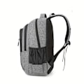 Miniatyrbillede 5 af 6: Stor Kapacitet Rygsæk Mænd og Kvinder Studerende Computer Taske Multi-Pocket Vandtæt og Slidstærk Chr Black