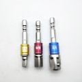 Pikkukuva 2 / 5: 9 kpl/setti Drill Nut Universal Hex Shank Extension Bar Ammattimainen Hylsy Bittisovitin Iskuavaikutteiselle Ruuvimeisselille