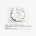 Miniatyrbillede 2 af 5: 104 Bcd Kædekranghjul Spindel Adapter Til Tsdz2 Cykel Diy