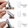 Miniatyrbillede 4 af 5: Falsk Negleklipper Professionel Negleklipper Ret Kant Akryl Negleklipper Spidser Manicure