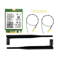 Miniatyrbilde 1 av 5: AC8265 Trådløst NIC-modul for Jetson Nano (B01) Integrert Intel 2,4G / 5G Hz Dobbelbånds WiFi Bluetooth