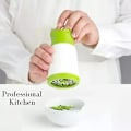 Miniatyrbillede 4 af 5: KØKKEN Krydderier Nemt Rivjern Hakker Rustfrit Stål | Hvidløg Koriander Chili Peber Rivjern Spinner Dobbelt Blad | Cool Køkken Gadget Hack Nem Hakning