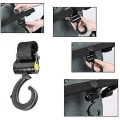 Miniatyrbild 3 av 5: 4 stycken barnvagnskrokar Buggy Hooks Väska Krokar Fäst dina shoppingkassar säkert