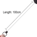 Miniatyrbilde 2 av 5: 3 stk ID-kort Jojo Heavy-duty Utvidbar Nøkkelring Retraherbar Nøkkelrull Nøkkel Jojo Nøkkelring Med 65 cm/25 tommers Ståltrådledning,