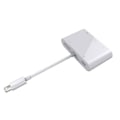 Miniatyrbilde 2 av 2: Dhrs Cf Sd Tf Lightning-kortleseradapter, universell kortleser for Apple