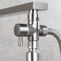 Miniatyrbilde 3 av 5: Solid Messing 3-veis Ventil G1/2\" Hånddusj Dusjkomponenter Universal Tilkobling
