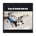 Miniatyrbild 4 av 5: Sömnadsguide, fållguide, -guide för industriell låssöm eller gående fot symaskin, magnet ne