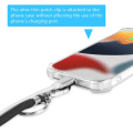 Miniatyrbillede 3 af 5: Telefonrem, Justerbar Universal Mobiltelefon Snøre, Telefonbånd, til Halsrem, Skulderrem, Håndledsrem, Kompatibel med de fleste Telefoncovers