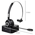 Pikkukuva 2 / 5: Bn-tecknet Bluetooth-kuulokemikrofoni, PC-kuulokemikrofoni AI-kohinanvaimennuksella, K