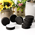 Miniatyrbillede 4 af 5: 48 stk. Plant Pot Fødder, Højder, Naturligt Gummi, Blomsterpotteunderlag, Usynlige Pottefødder til Tunge Udendørs Planter