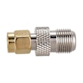 Miniatyrbild 4 av 5: RF Koaxial Koax Adapter SMA Hane till F Hona, silver