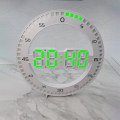 Miniatyrbillede 3 af 5: Stille 3D Digital Cirkelformet Lysende LED C Alarm Med Rat B