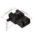 Miniatyrbillede 2 af 2: Spst Trigger Switch Fa2-6/1w Ac 250v 6 A Elektrisk Hammer Bor Strømværktøj Lås