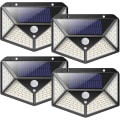 Miniatyrbilde 1 av 4: Solcellelamper til utendørs, 2200 mAh, Super energisparende, LED solcellelampe med bevegelsessensor