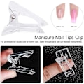 Miniatyrbild 4 av 4: 10 st Nageltipsklämmor, Nageltipsformklämmor, Nagelklämmor för Polybyggnad, Polygel Snabbbyggnad, Fingerförlängning, Plastbyggare, Nagelkonst DIY Man