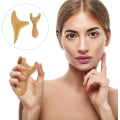 Miniatyrbilde 5 av 5: 2 stk. Skrapebrett Trigeminal for Tabletter Gua Sha Ansikts Kropp Hals Arm Skjønnhet Frigjøringsplate Løfting Unike Instrumenter Verktøy Spa Naturlig Håndlaget