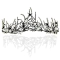 Miniatyrbillede 2 af 4: Tiara Barokkrone Dronning Prinsesse Vintage