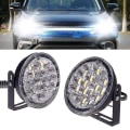 Pikkukuva 1 / 2: Tarjous 2 kpl/pari 12v Led Auton Joustava Päiväajovalot Led Drl Sumuvalo Pyöreä Varoitussumuvalo Ajovalo Polttimo
