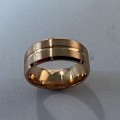 Miniatyrbillede 2 af 5: 1 stk. rustfrit stålring til mænd og kvinder, designer blå farve, datingringe, gave til teenagere, fidget spinner-ringe Rose 7