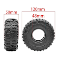 Miniatyrbild 2 av 5: 4 st 1,9 tum Jconcepts gummidäck 1,9 hjul däck 120x50mm för 1/10 Rc Crawler
