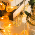 Miniatyrbillede 4 af 4: Lysstreng, 1,5m LED Udendørs Lysstreng, Lysstreng til Udendørs, LED Lysstreng IP45 Smijern Hul Lampe til Frieri Bryllup Festival B