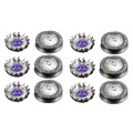 Miniatyrbilde 1 av 5: 6 stk Hq56 erstatningshode for barbermaskin Hq3 Hq4 Hq55 Hq56 Hq6900 Hq6868 Hq5812 Hq6874 blad for menn