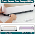 Miniatyrbillede 2 af 5: Strømadapter Kompatibel med Cricut Maker og Cricut Explore Air 2 Skæremaskine, 18v 3a AC Strømforsyningsledning Kompatibel med Cricut, Oplader-